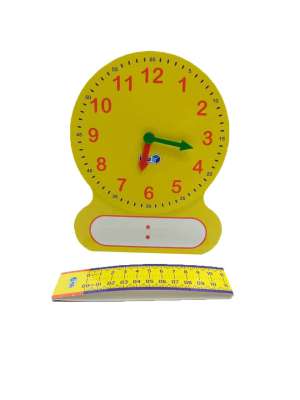ساعت آموزشی وایت بردی زرد ماوا
